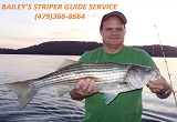 Striper fishing guide service